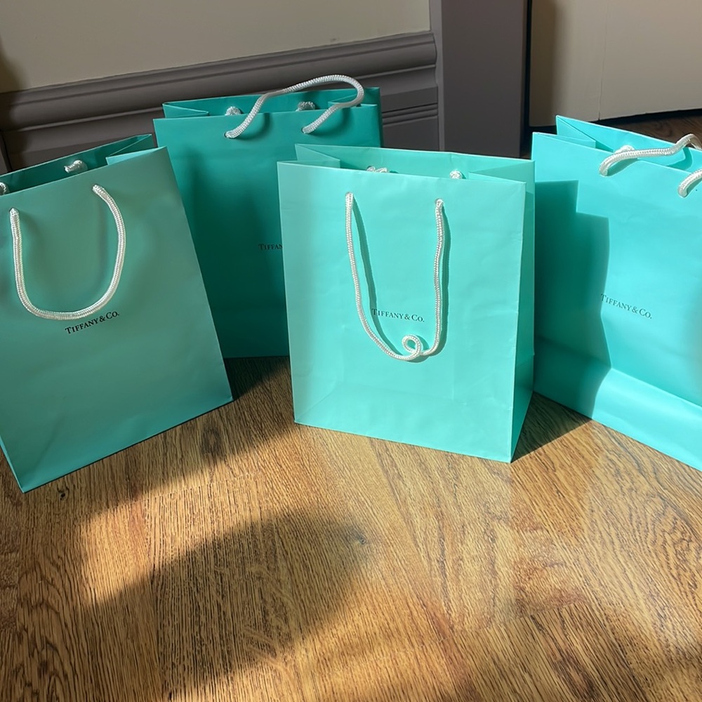2 Tiffany & Co. Paper gift bags